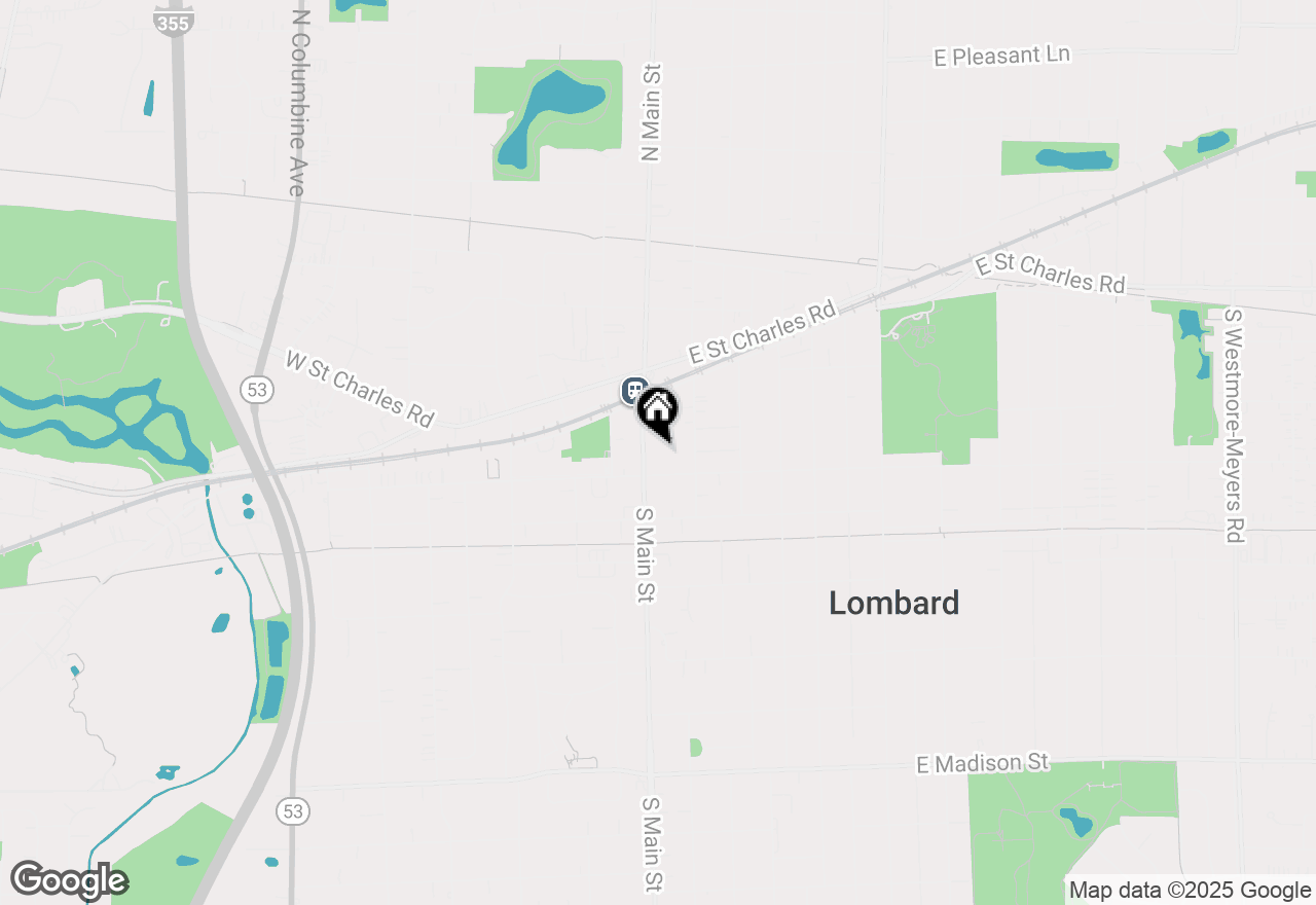 Map of 145 S Main Street, Lombard, IL 60148