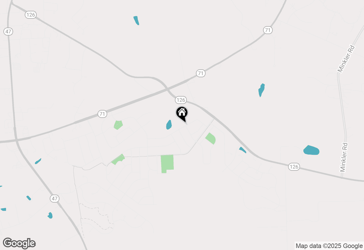 Map of 1025 Hampton Lane, Yorkville, IL 60560