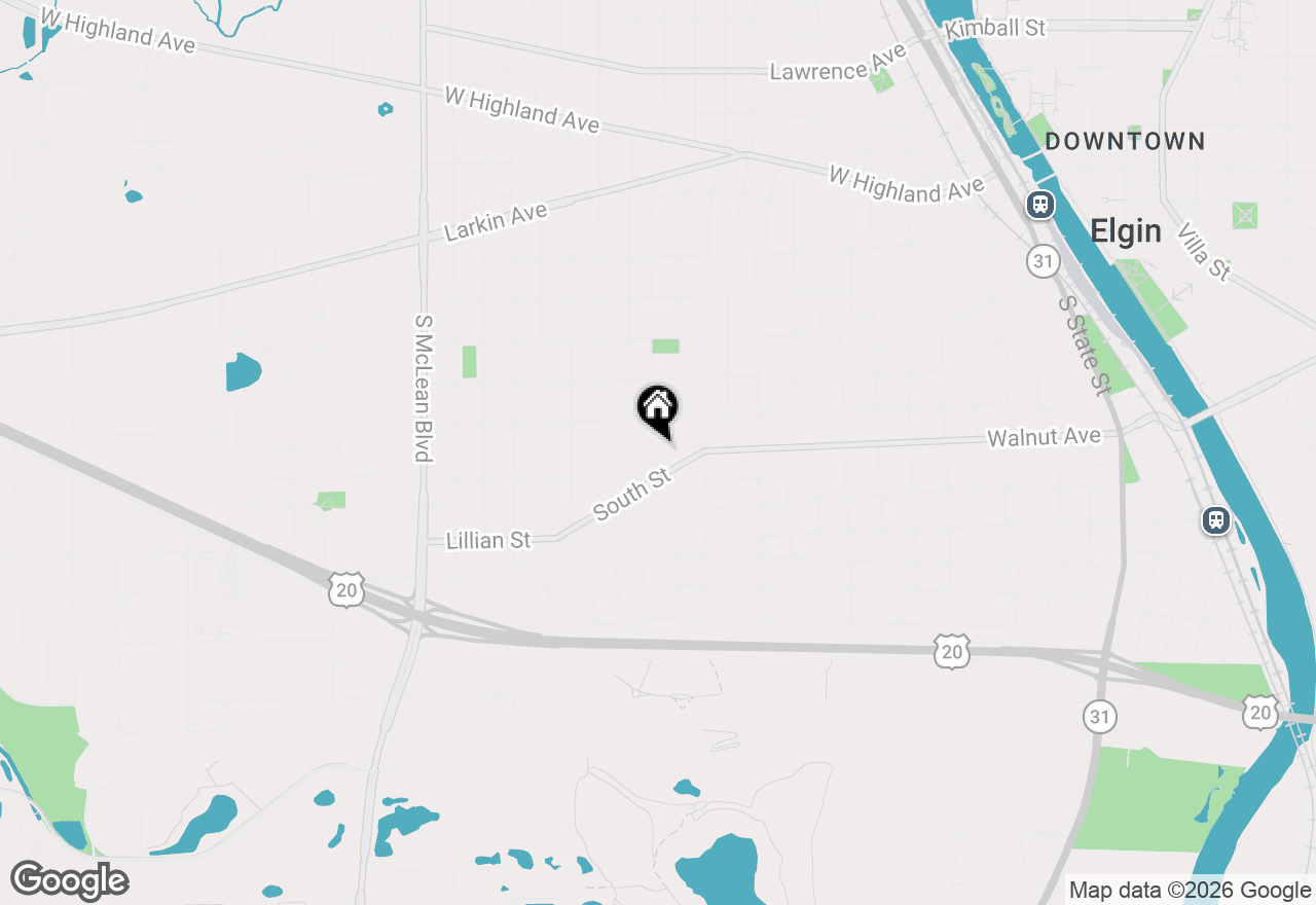 Map of 219 Walter Court, Elgin, IL 60123