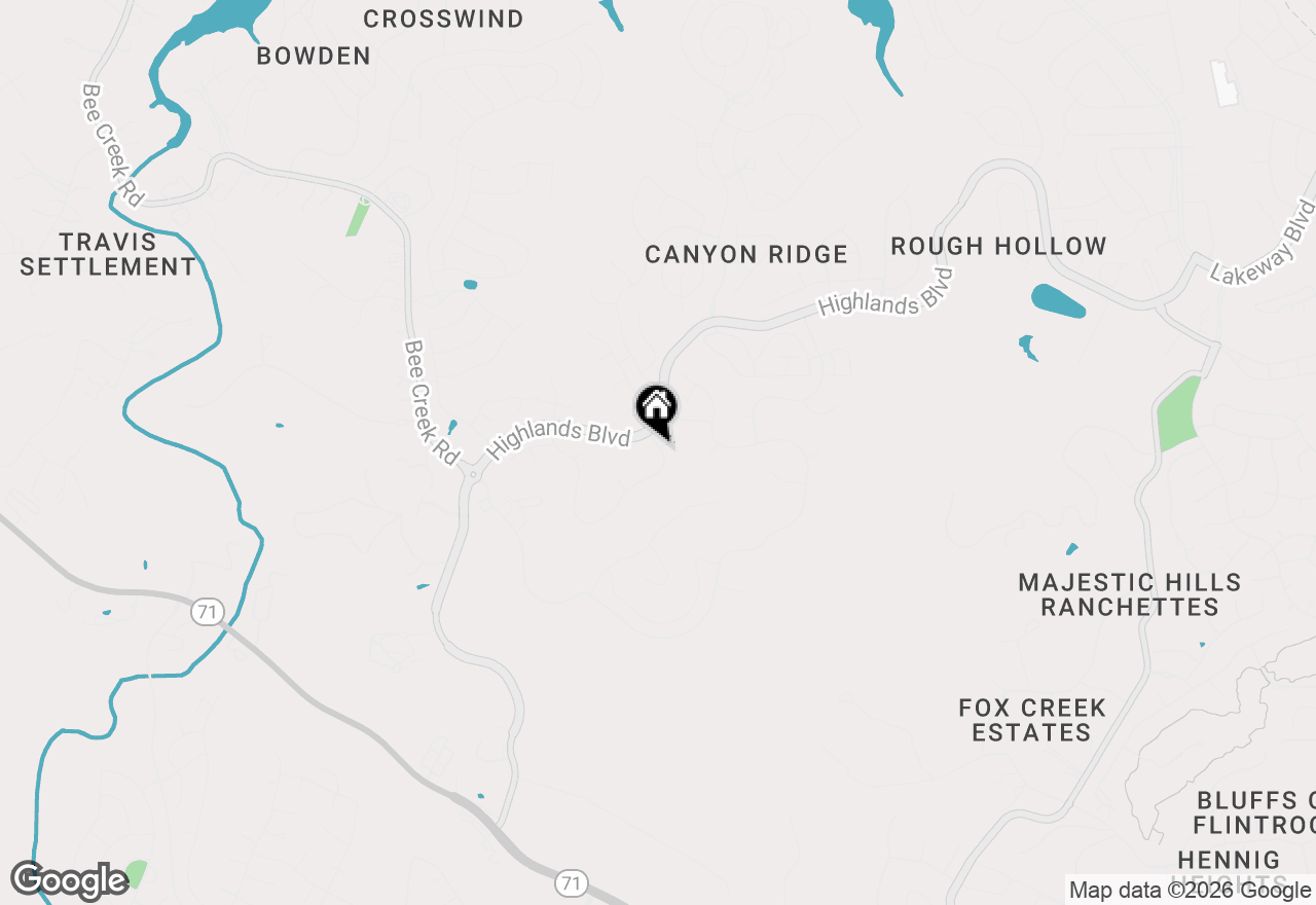 Map of 624 Anfield Cir, Austin, TX 78738