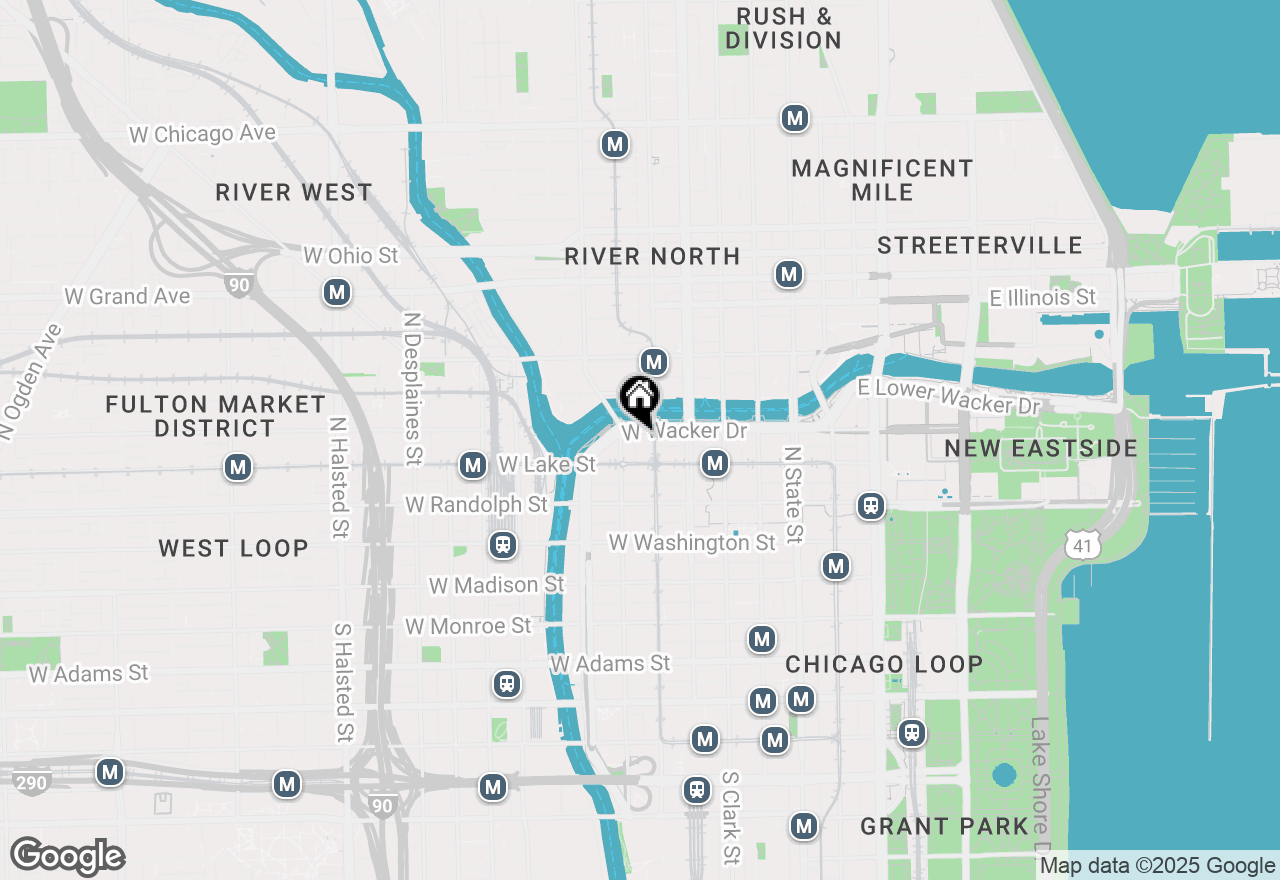 Map of 211 W Wacker Drive #1130, Chicago, IL 60606