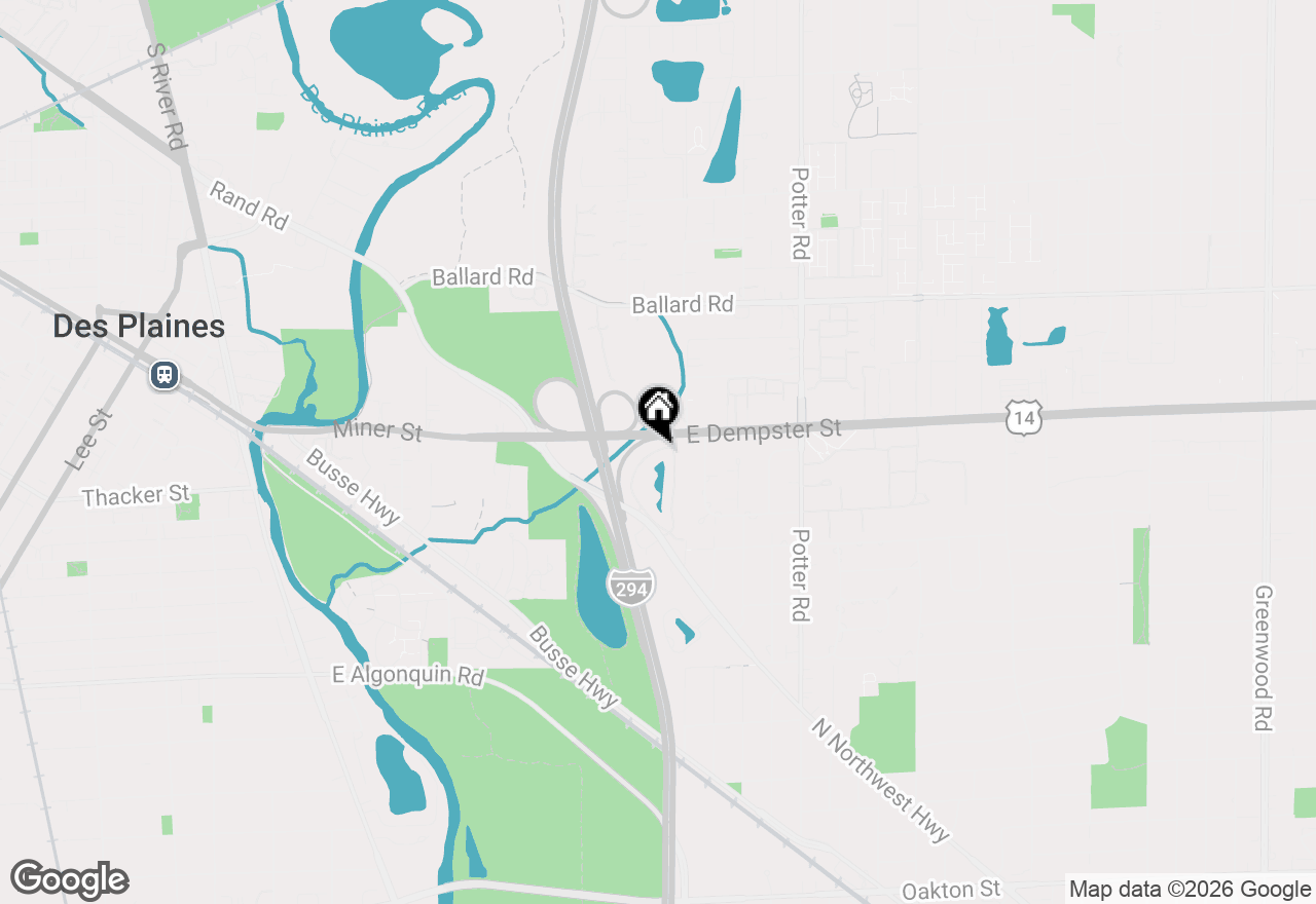 Map of 1745 Pavilion Way #503, Park Ridge, IL 60068