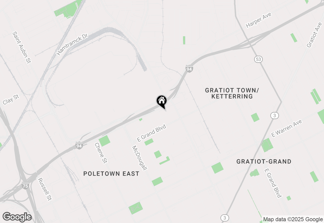 Map of 3620 Holborn Street, Detroit, MI 48211