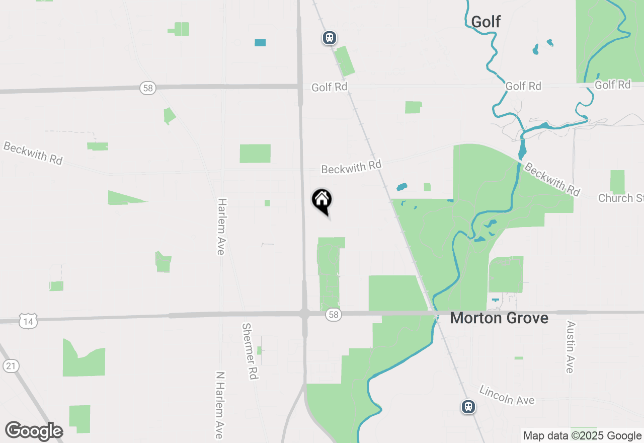 Map of 9109 New England Avenue, Morton Grove, IL 60053