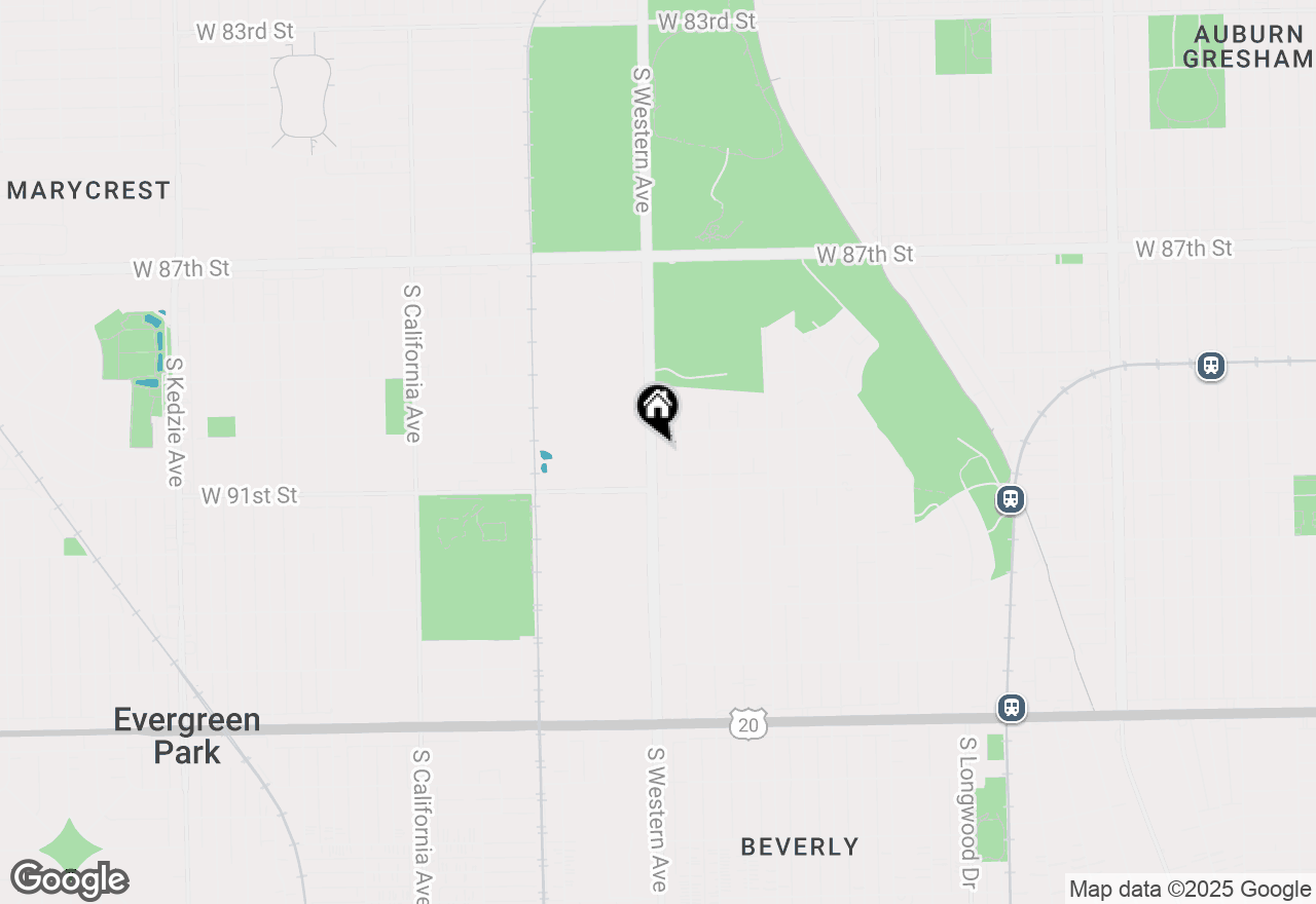 Map of 9021 S Western Avenue, Chicago, IL 60620