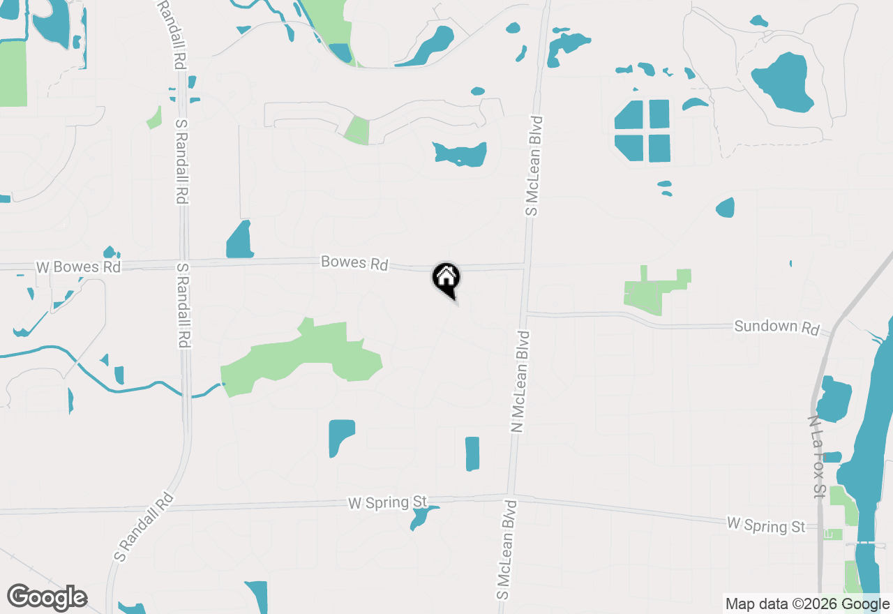 Map of 1 Hobart Court, South Elgin, IL 60177