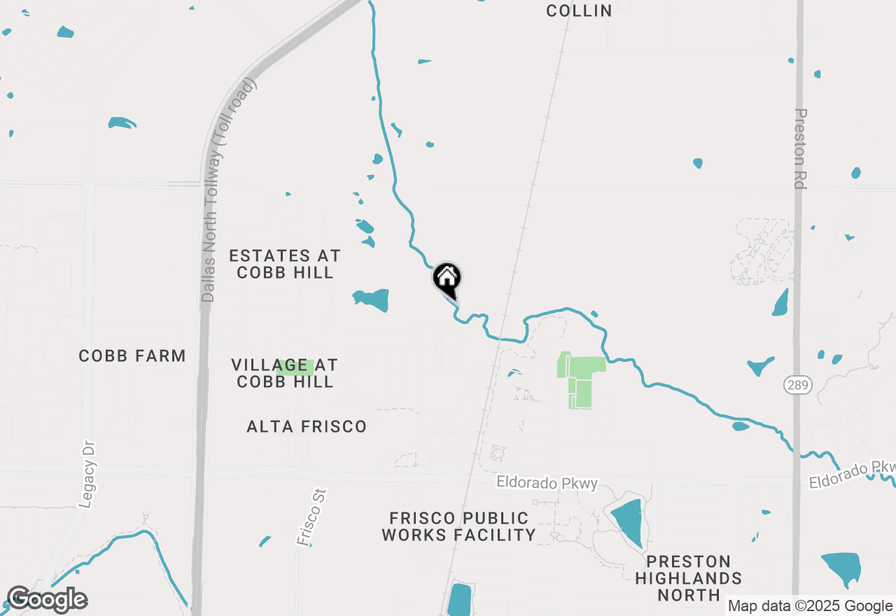 Map of 6936 Cobb Hill Drive, Frisco, TX 75033