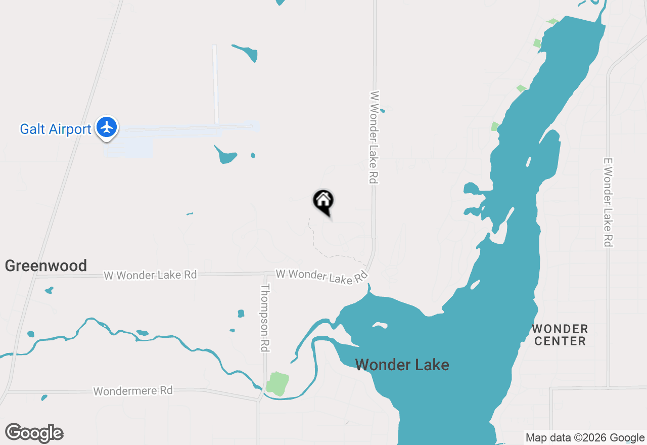 Map of 8426 Stillwater Road, Wonder Lake, IL 60097