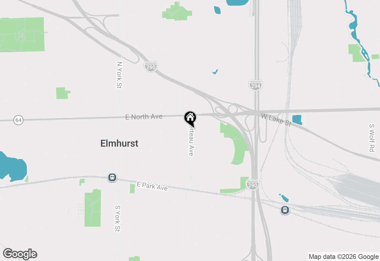 Map of 274 N Berteau Avenue, Elmhurst, IL 60126