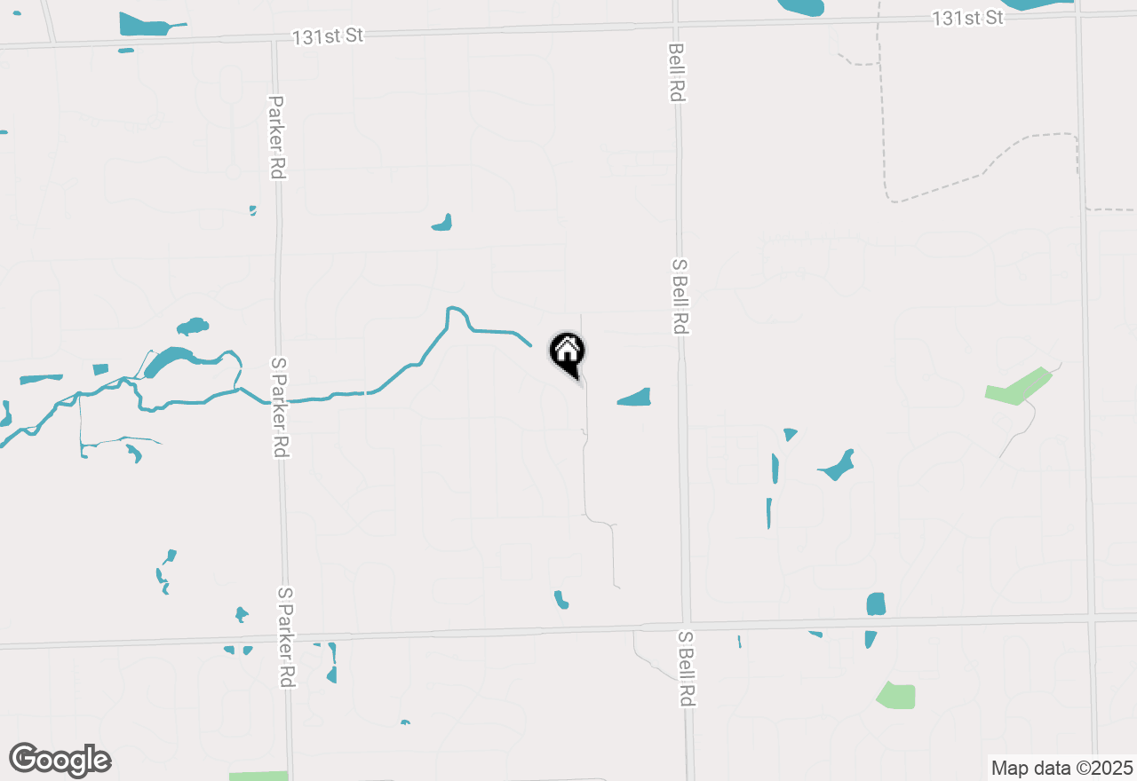 Map of 13024 W Creekside Drive, Homer Glen, IL 60491