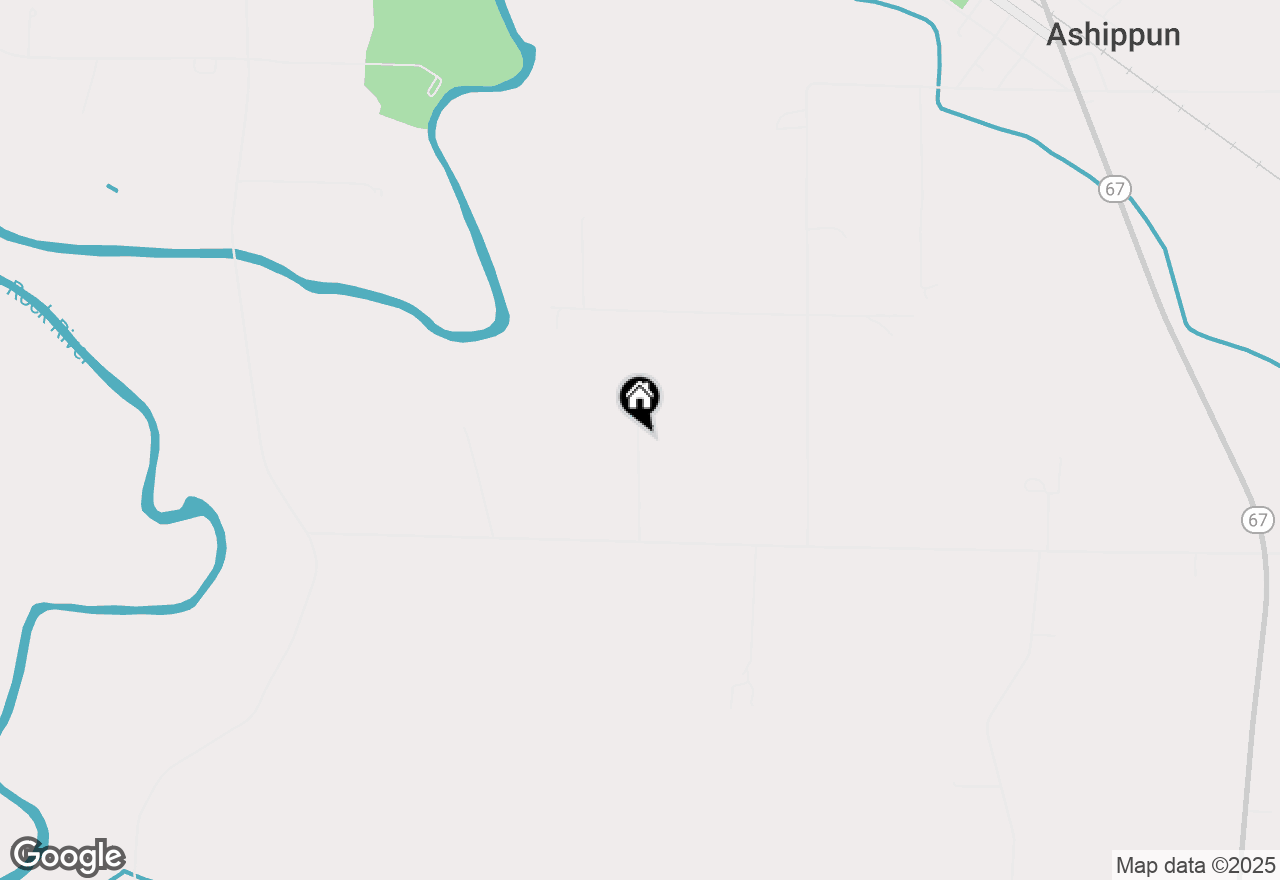 Map of W2798 Evergreen Rd, Ixonia, WI 53036