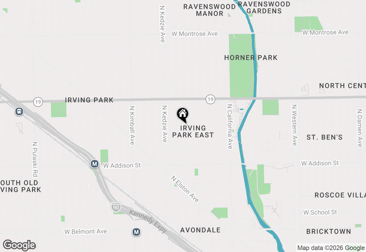 Map of 3819 N Albany Avenue, Chicago, IL 60618