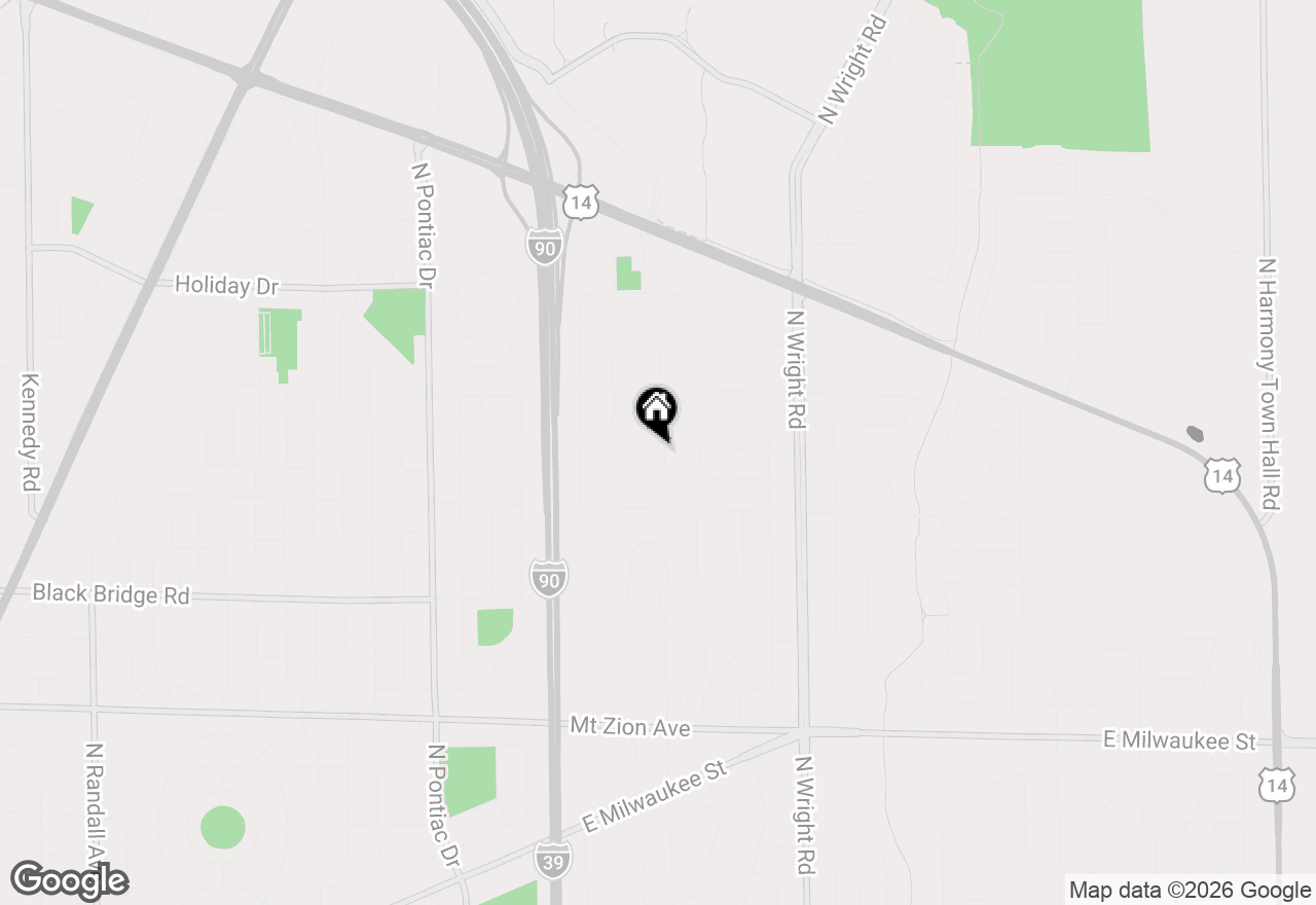 Map of 2119 Morningside Drive, Janesville, WI 53546