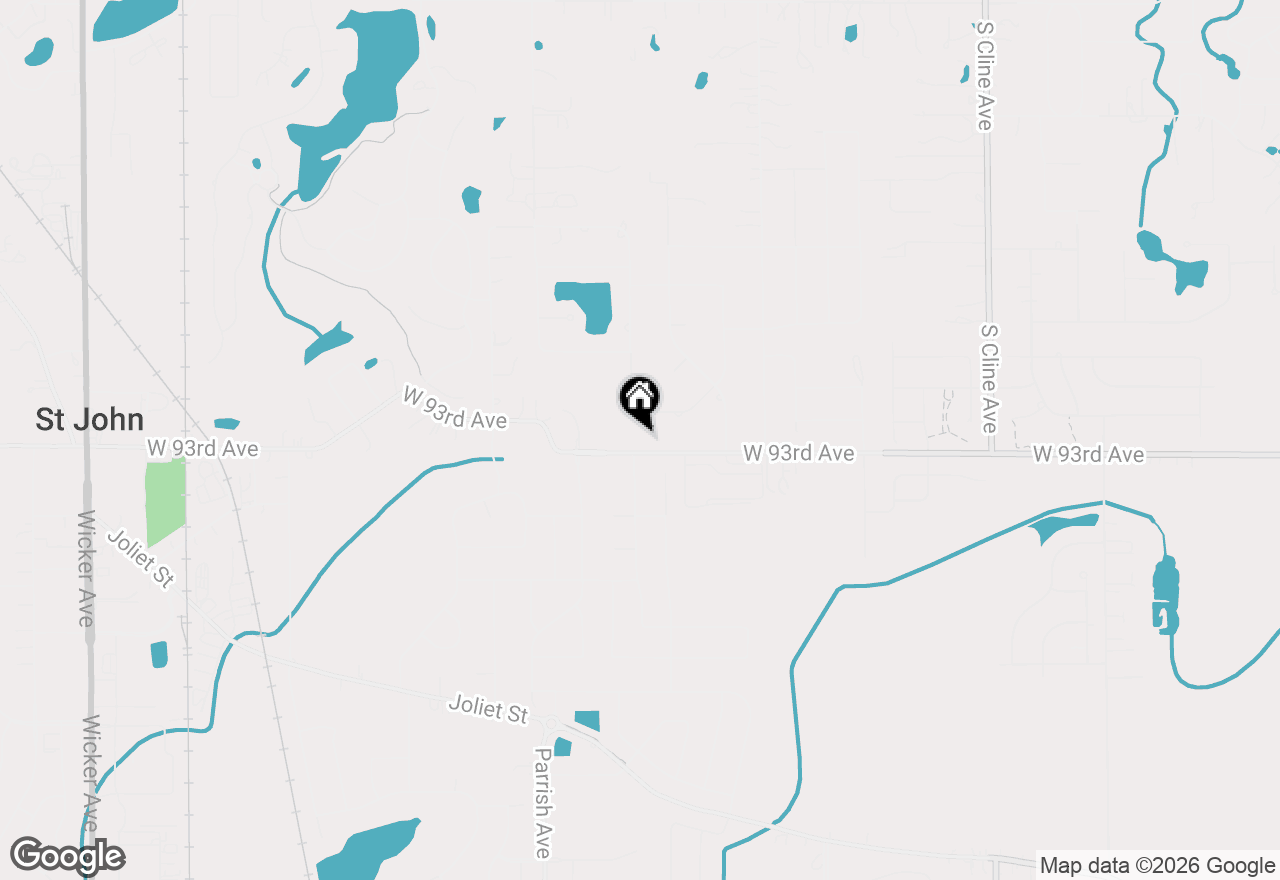 Map of 9240 W 93rd Avenue, St. John, IN 46373