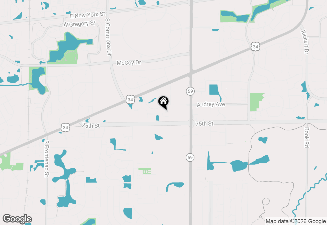 Map of 4308 Chesapeake Drive #1C, Aurora, IL 60504