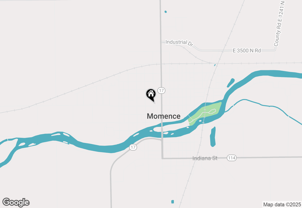 Map of 203 N Pine Street, Momence, IL 60954