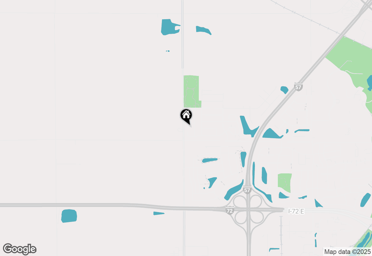 Map of 1315 West Ridge Lane, Champaign, IL 61822