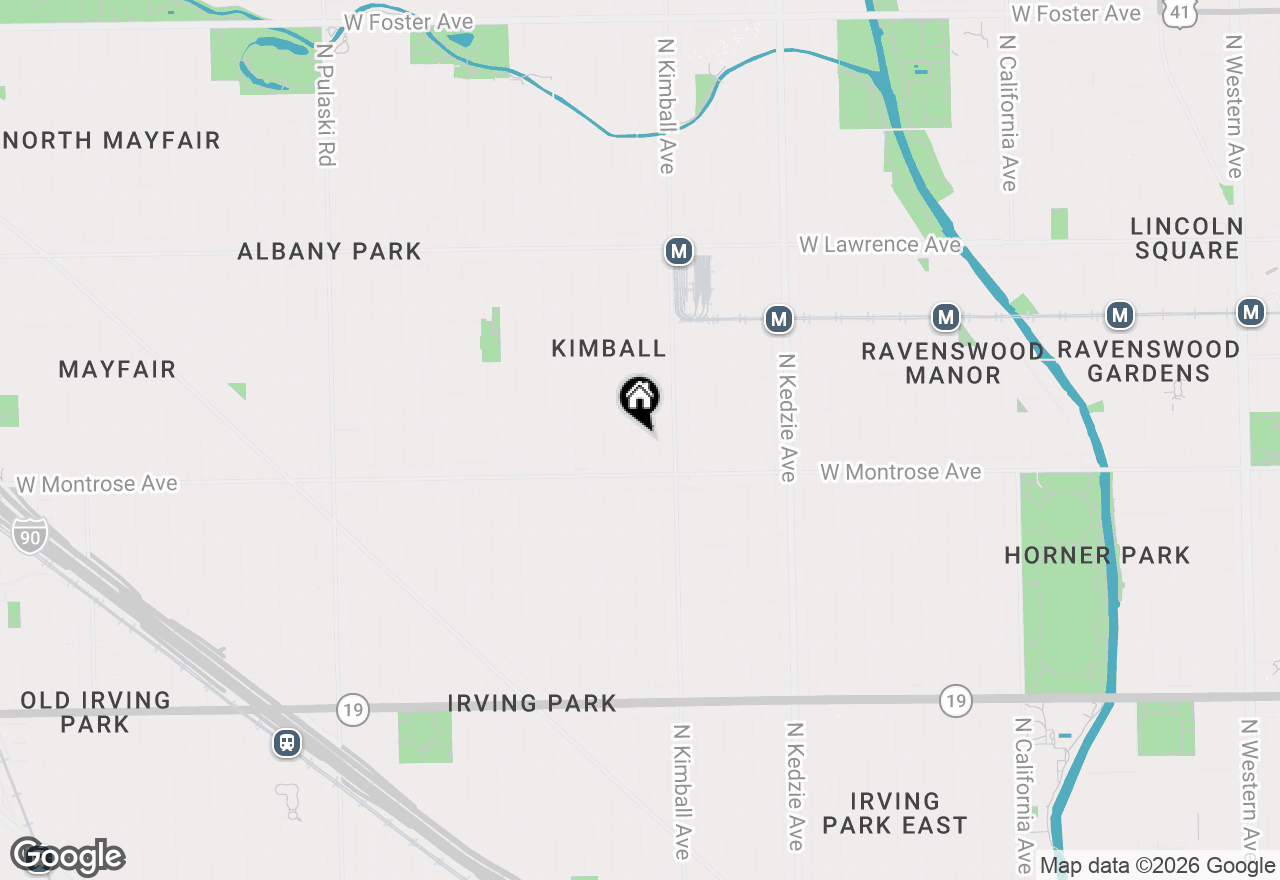 Map of 4436 N Bernard Street #G, Chicago, IL 60625