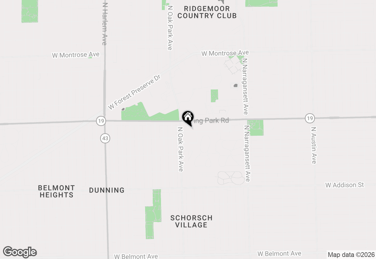 Map of 6730 W Dakin Street, Chicago, IL 60634