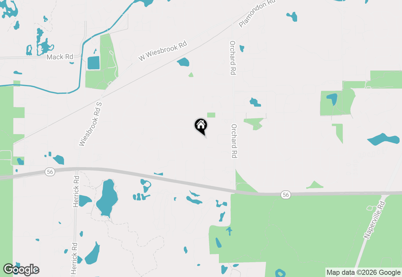 Map of 25W773 Sunnyridge Court, Wheaton, IL 60189