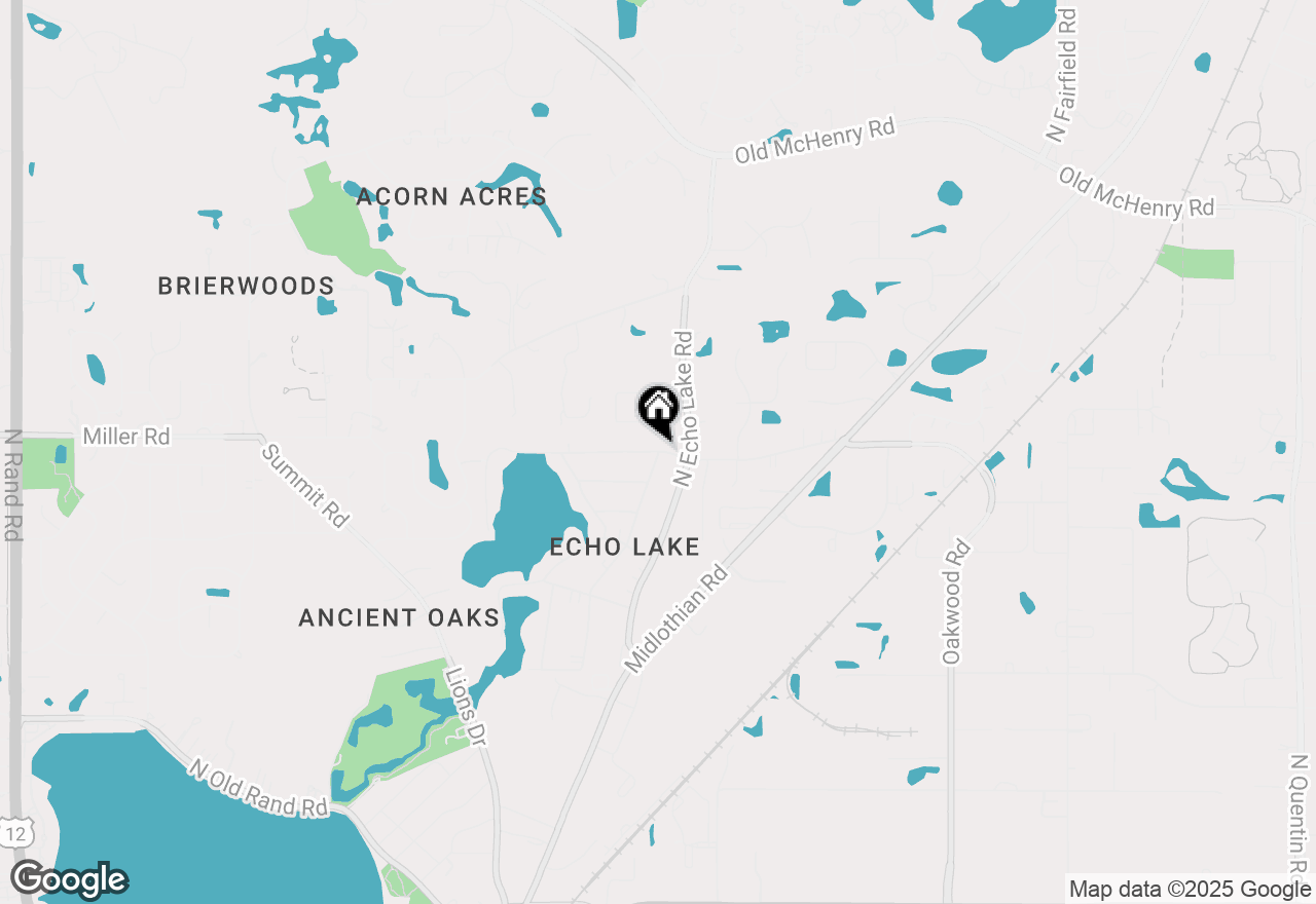 Map of 23114 W North Lakewood Lane, Lake Zurich, IL 60047