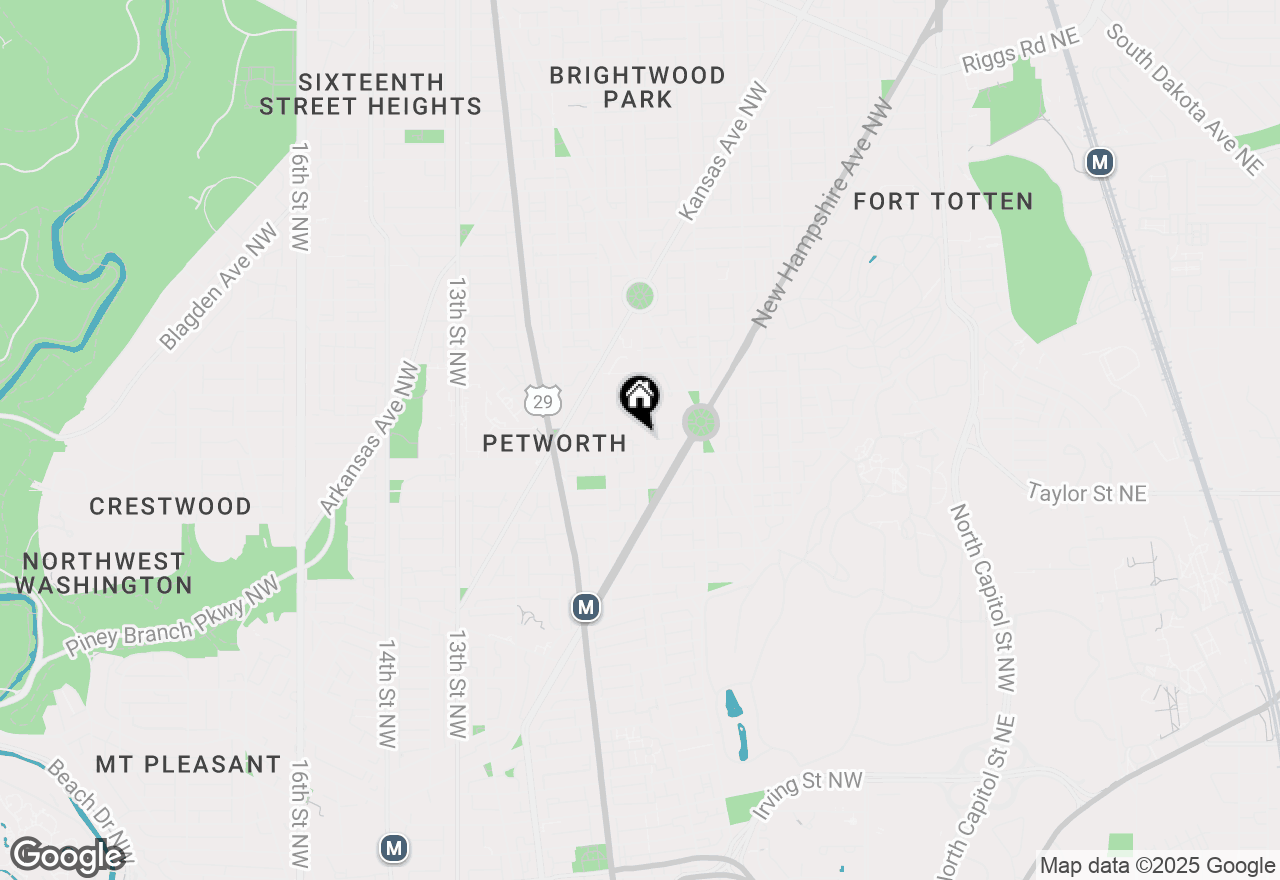Map of 4212 7th Street Nw, Washington, DC 20011