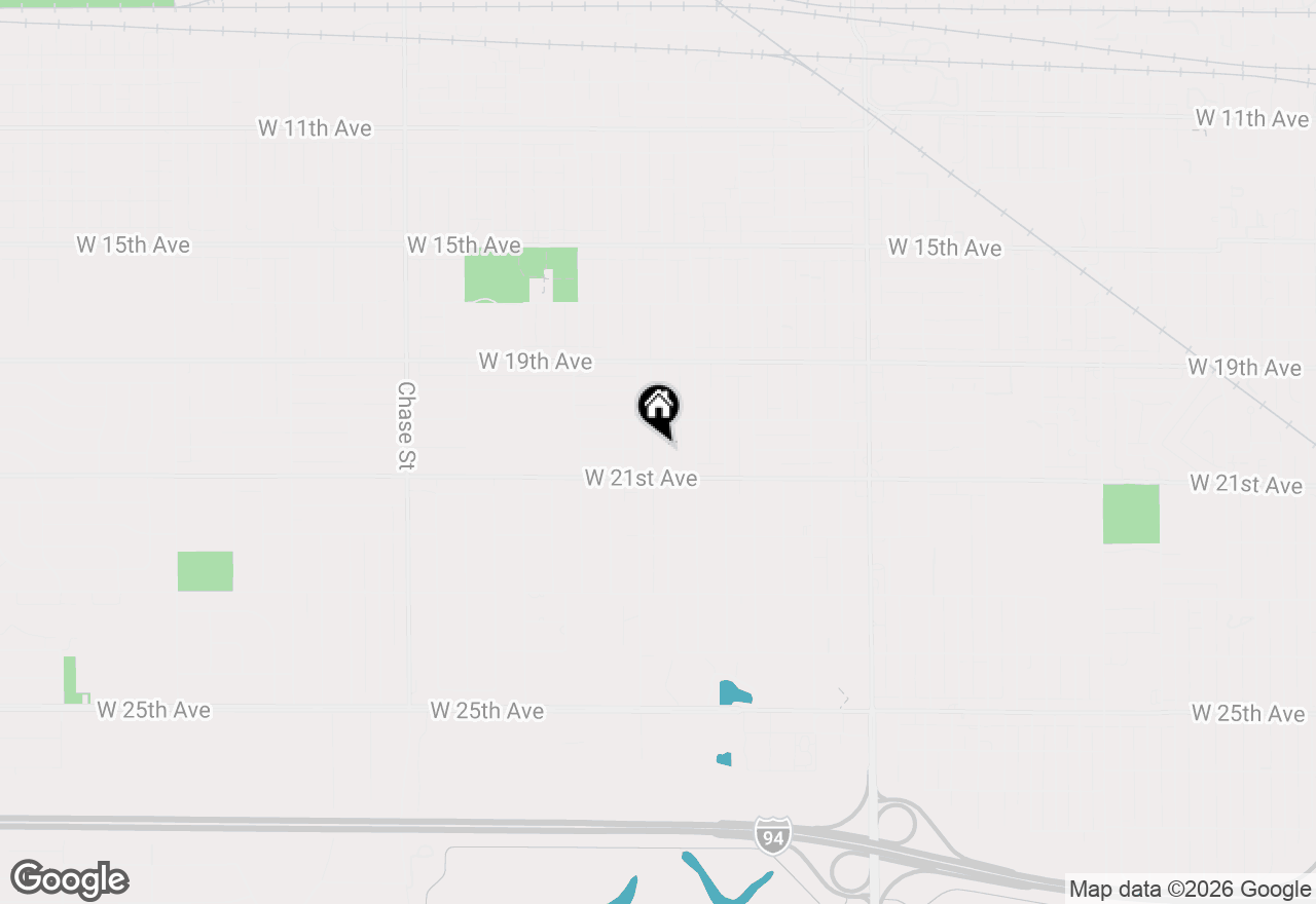 Map of 2048 Roosevelt Place, Gary, IN 46404