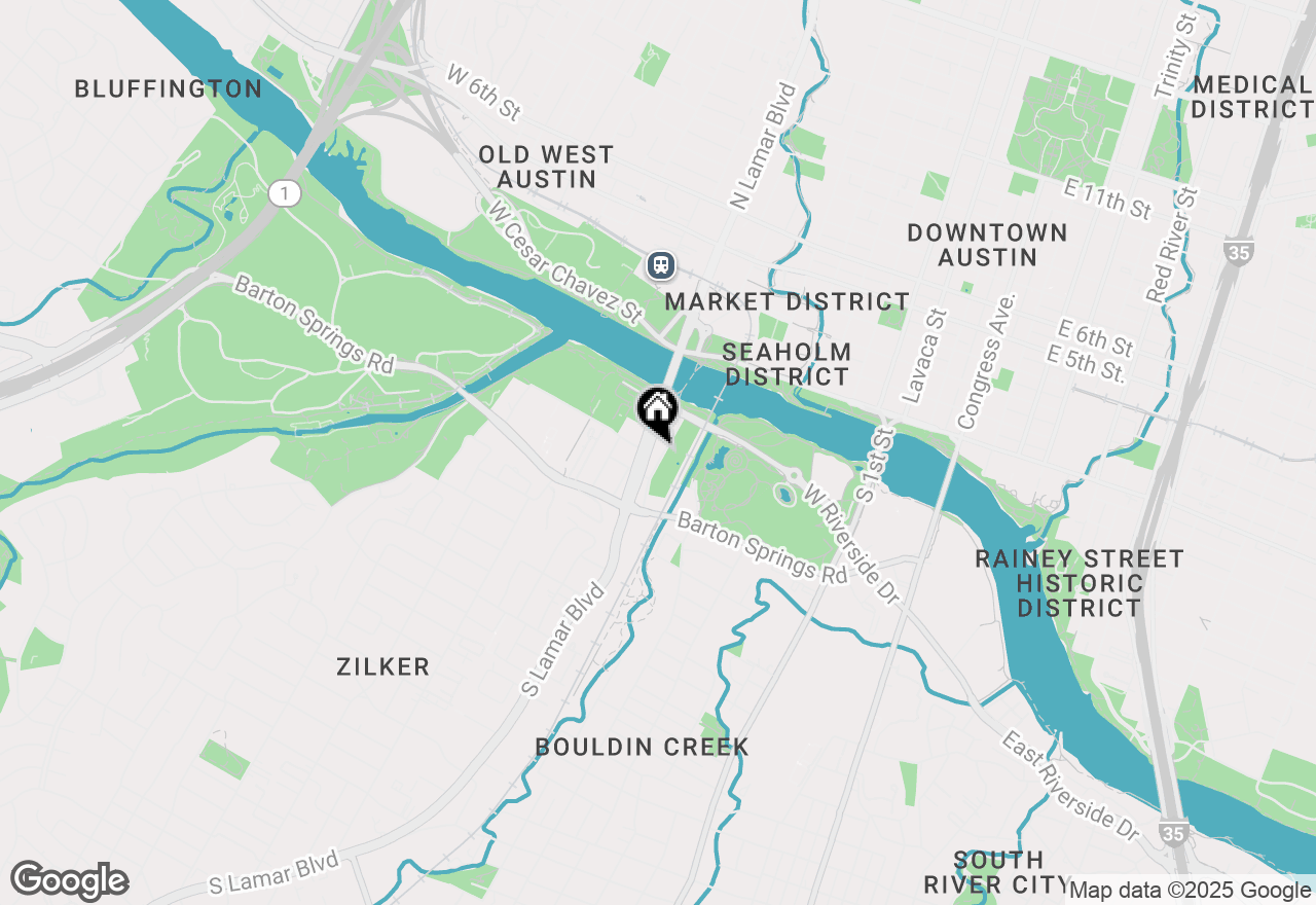 Map of 210 Lee Barton Dr #301, Austin, TX 78704