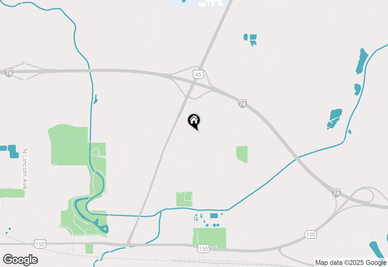 Map of 202 Spring Circle, Urbana, IL 61802