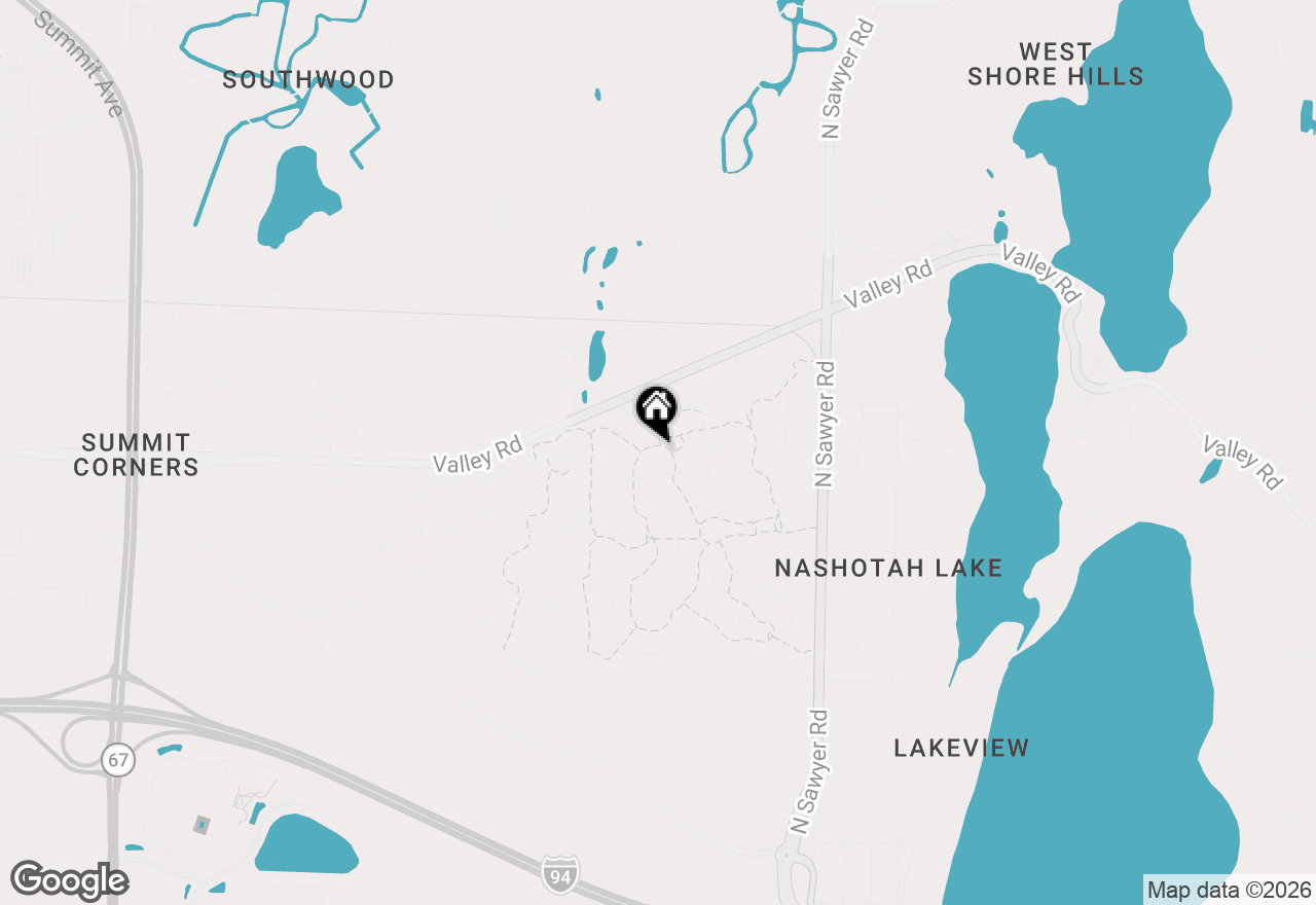 Map of 3122 Mendota Ct, Summit, WI 53066