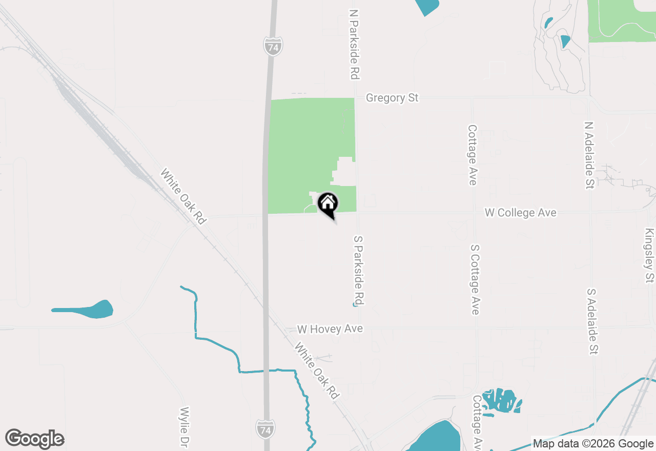 Map of 105 Colchester Drive, Normal, IL 61761