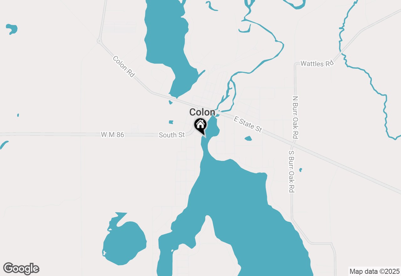 Map of 210 E South Street, Colon, MI 49040