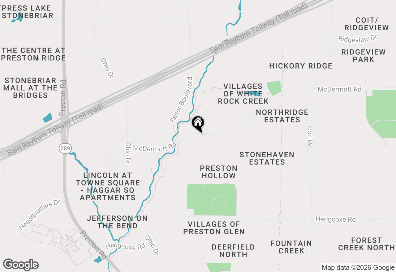 Map of 4561 Woodsboro Lane, Plano, TX 75024