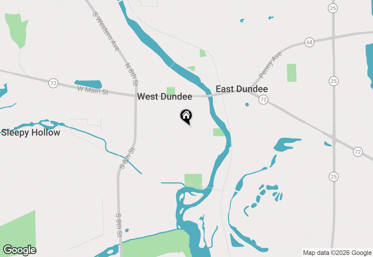 Map of 409 S 3rd Street, West Dundee, IL 60118