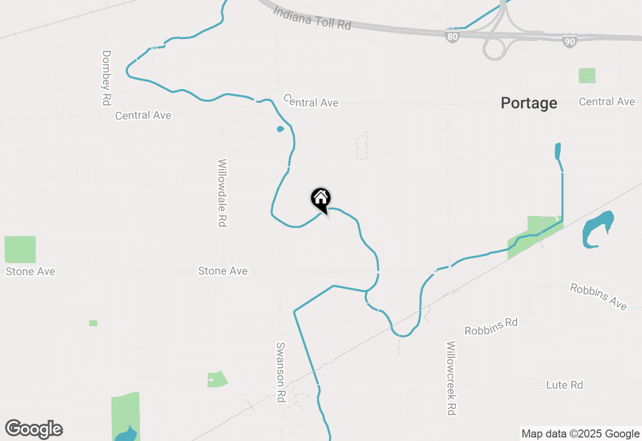 Map of 2900 Glenrose, Portage, IN 46368