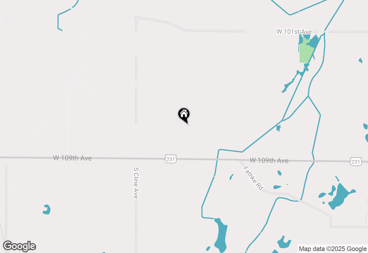 Map of 10680 Whitney Place, Crown Point, IN 46373