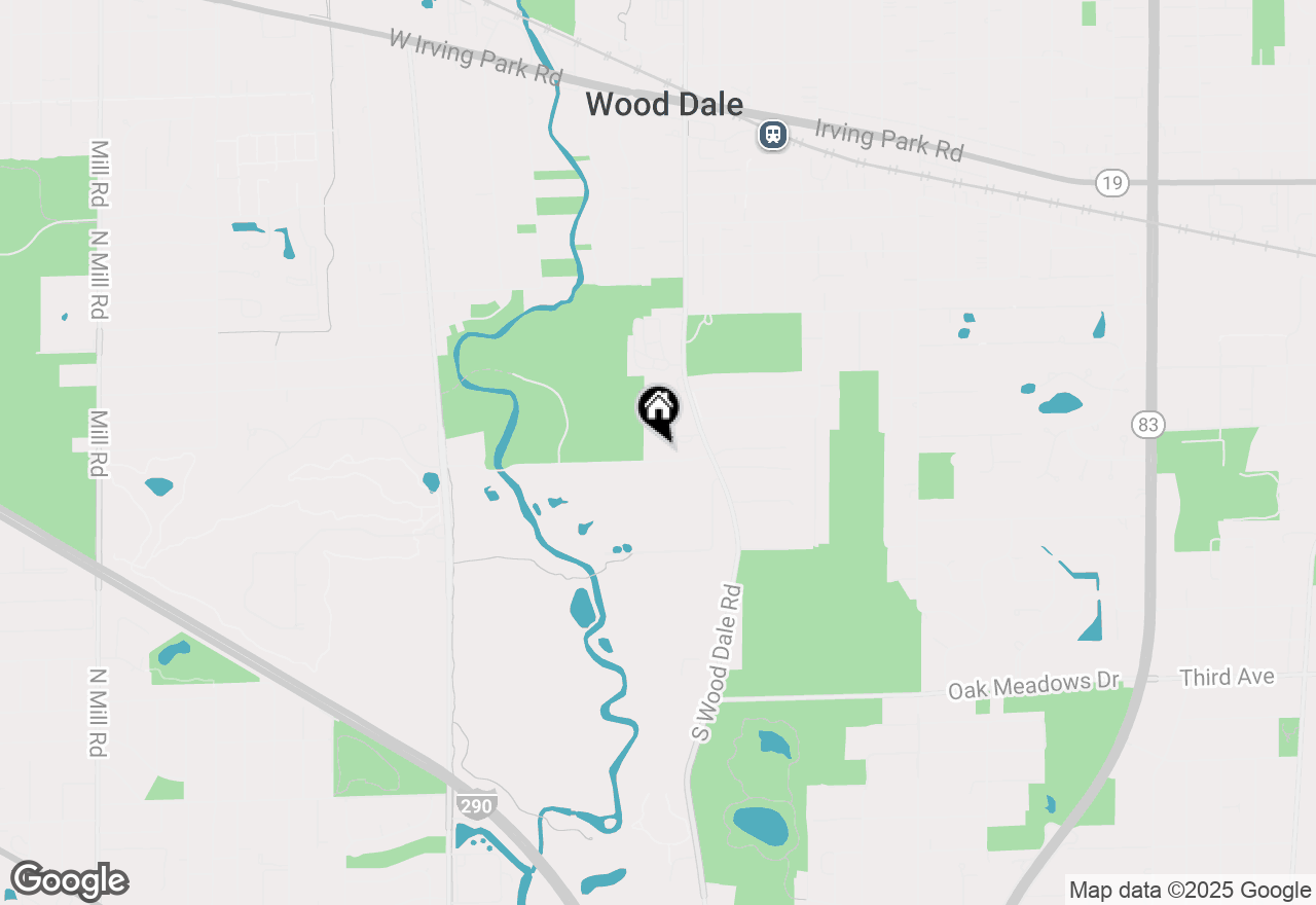 Map of (Address confidential), Wood Dale, Illinois 60191