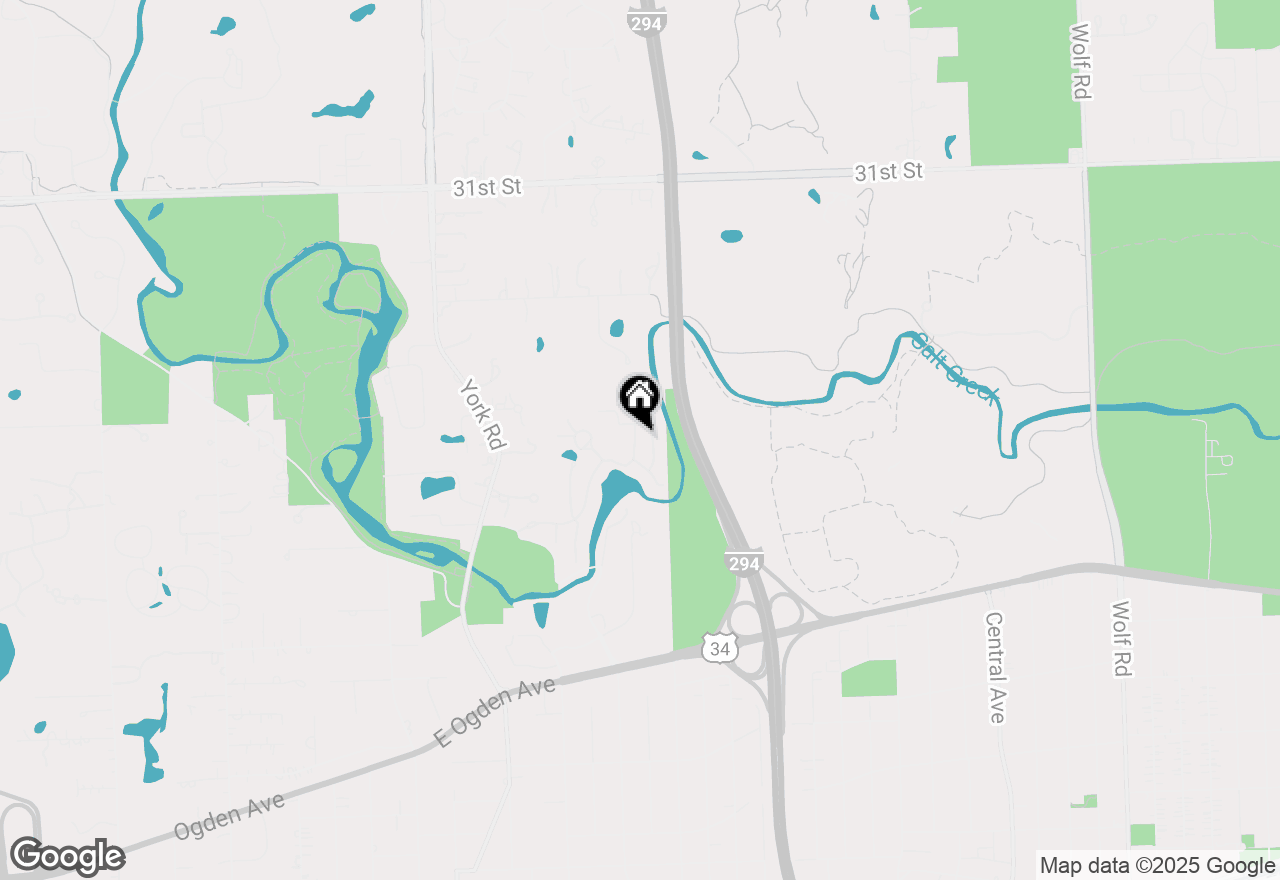 Map of 1431 Fox Lane #11E, Hinsdale, IL 60521