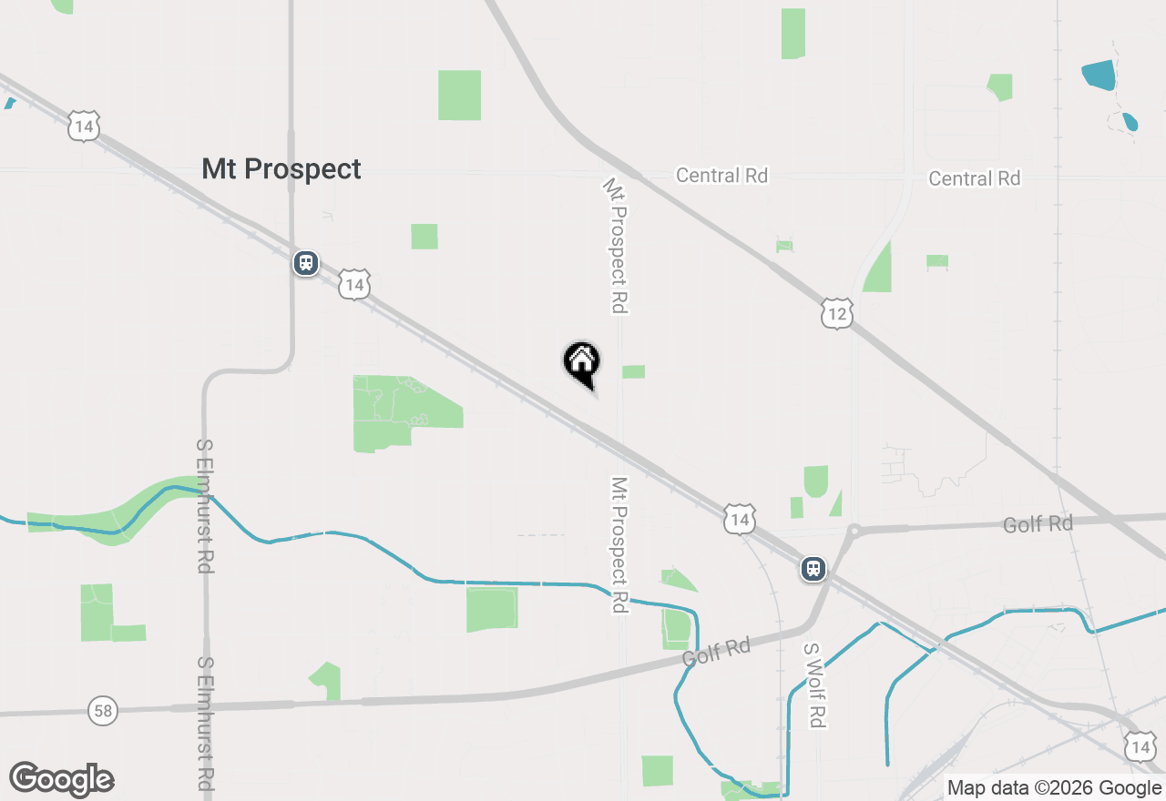 Map of 408 S Albert Street, Mount Prospect, IL 60056
