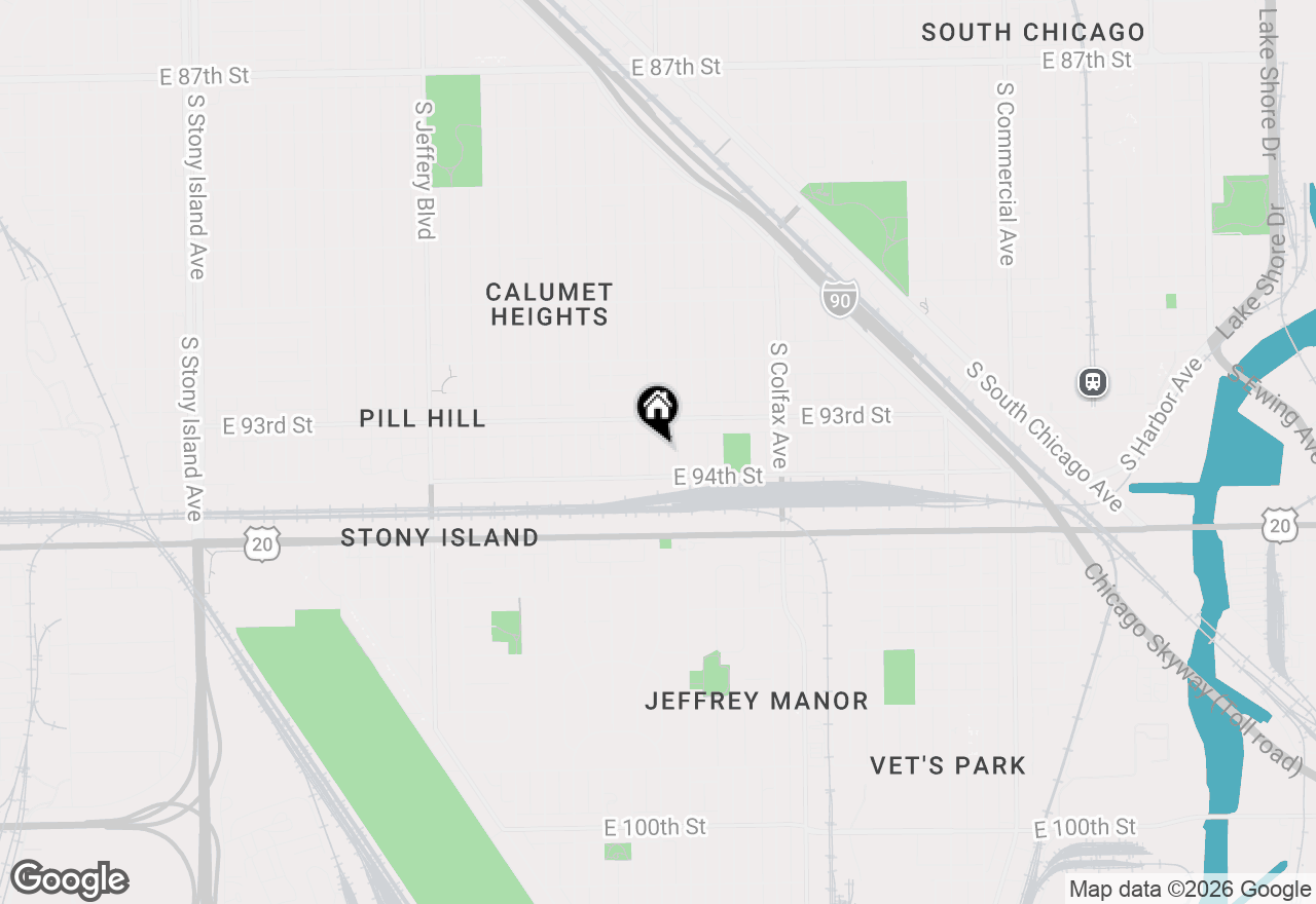 Map of 9330 S Yates Boulevard #3, Chicago, IL 60617