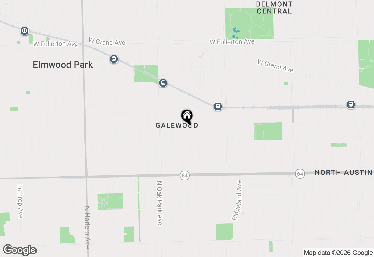 Map of 1851 N Natoma Avenue, Chicago, IL 60707