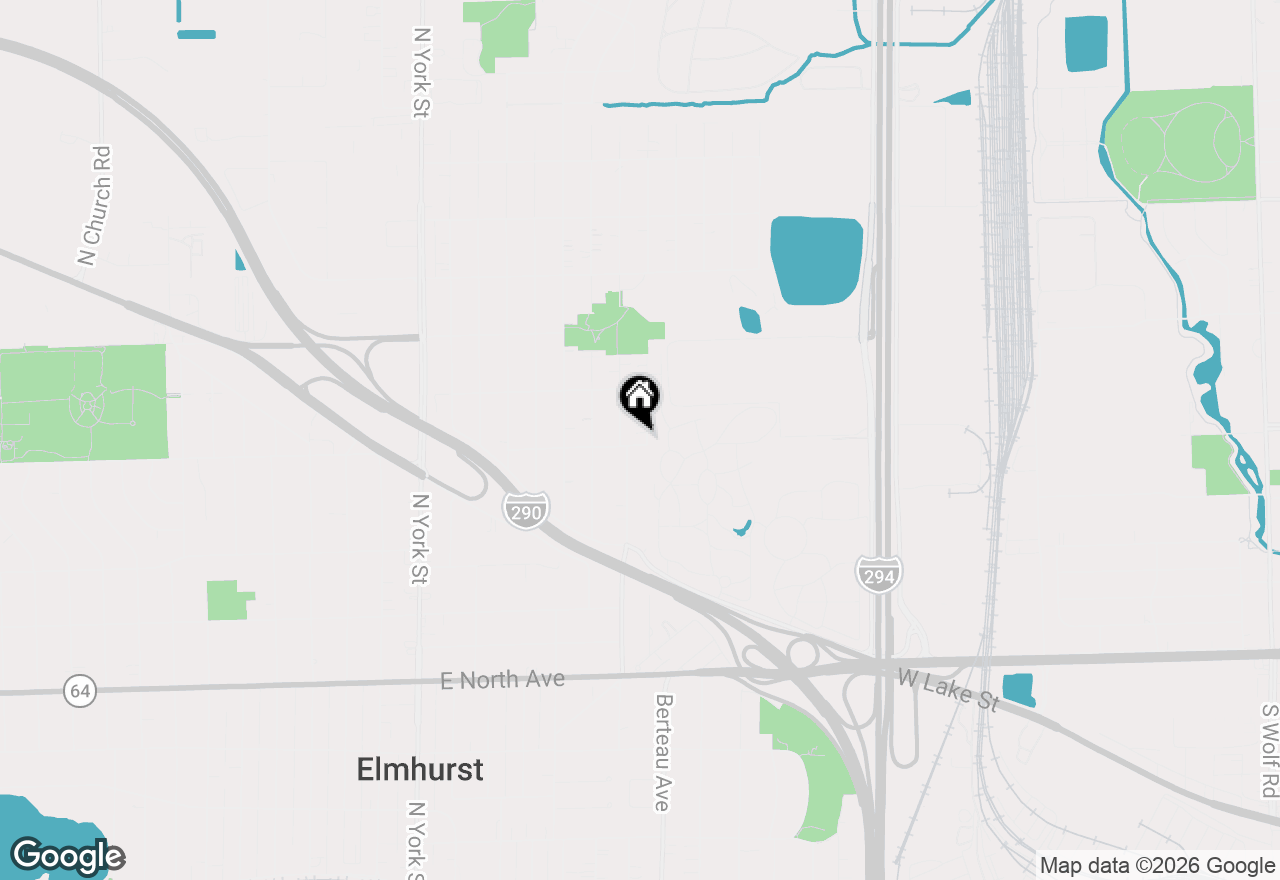 Map of 305 E Armitage Avenue, Elmhurst, IL 60126