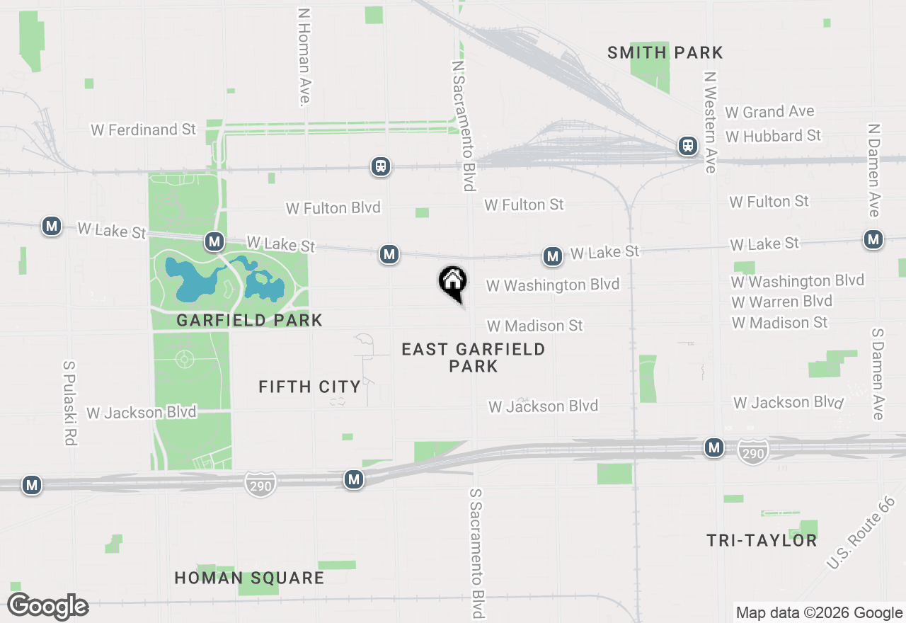 Map of 3031 W Warren Boulevard, Chicago, IL 60612
