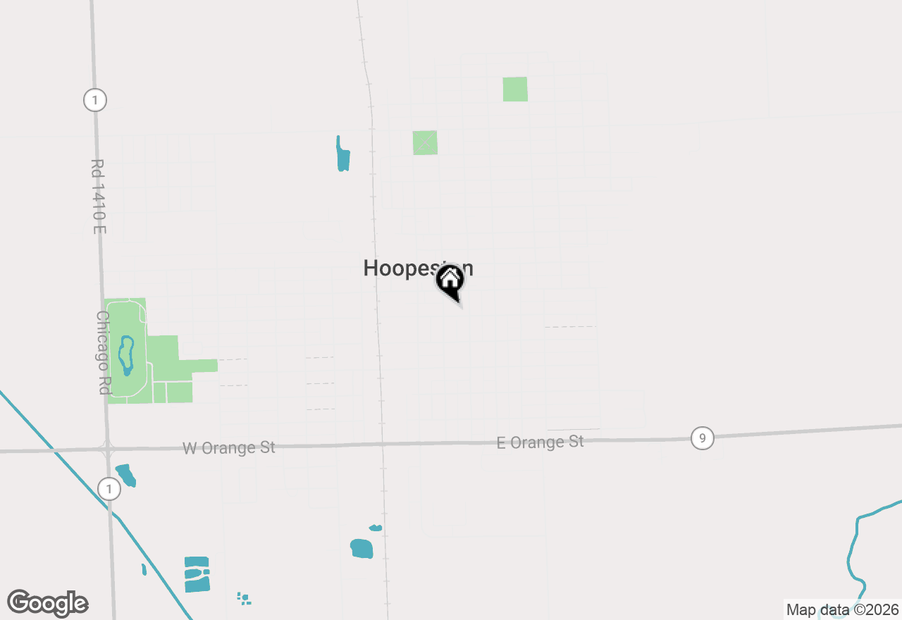 Map of 408 E Washington Street, Hoopeston, IL 60942