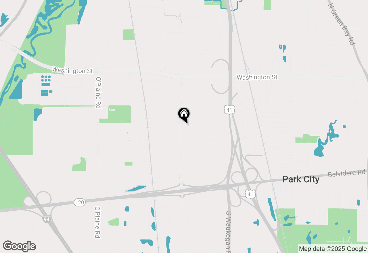 Map of 351 Greenleaf Street #D-F, Park City, IL 60085