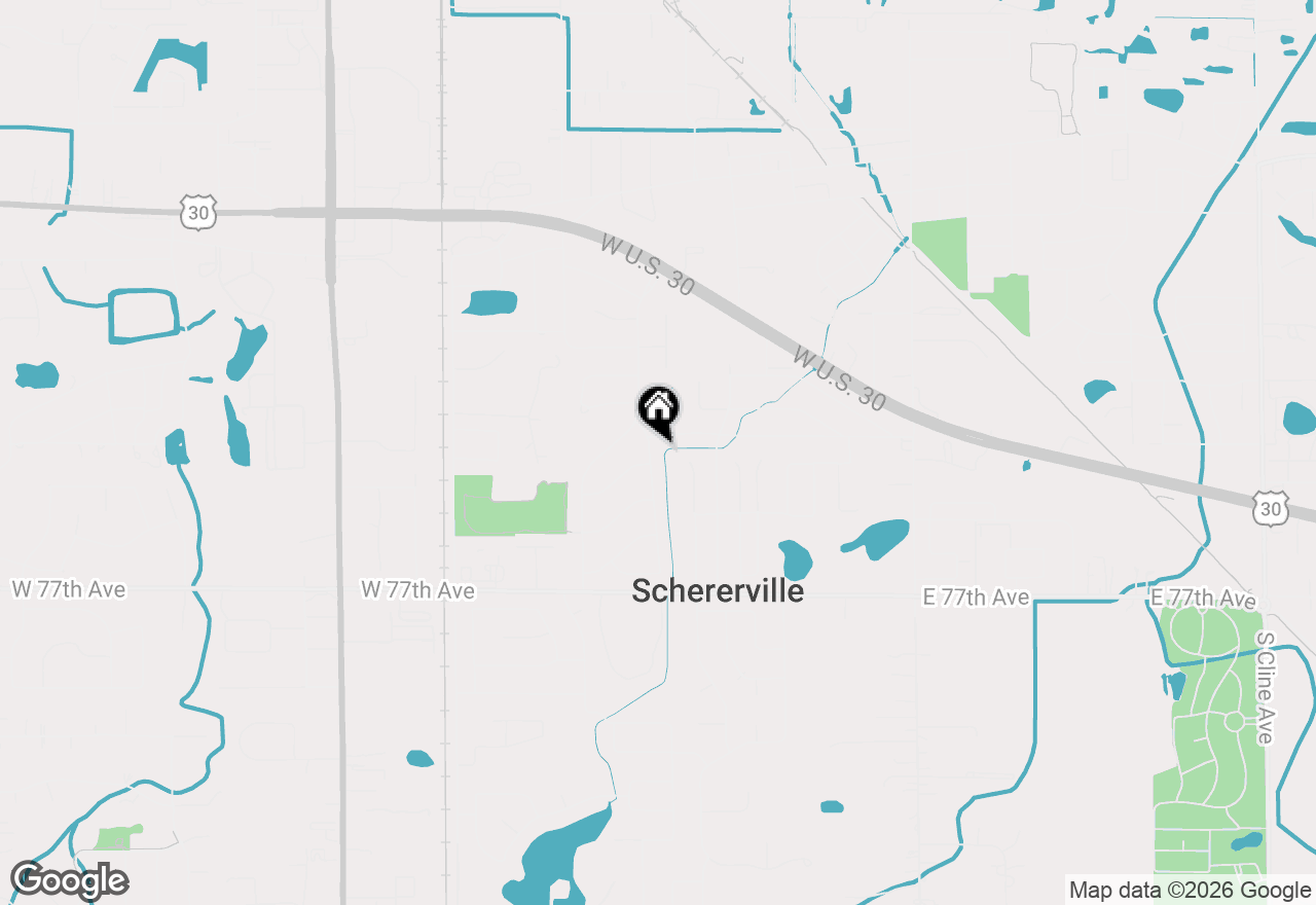 Map of 2129 Normandy Road, Schererville, IN 46375