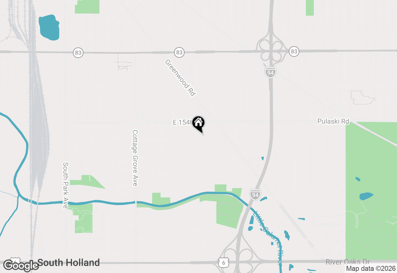 Map of 15439 University Avenue, Dolton, IL 60419