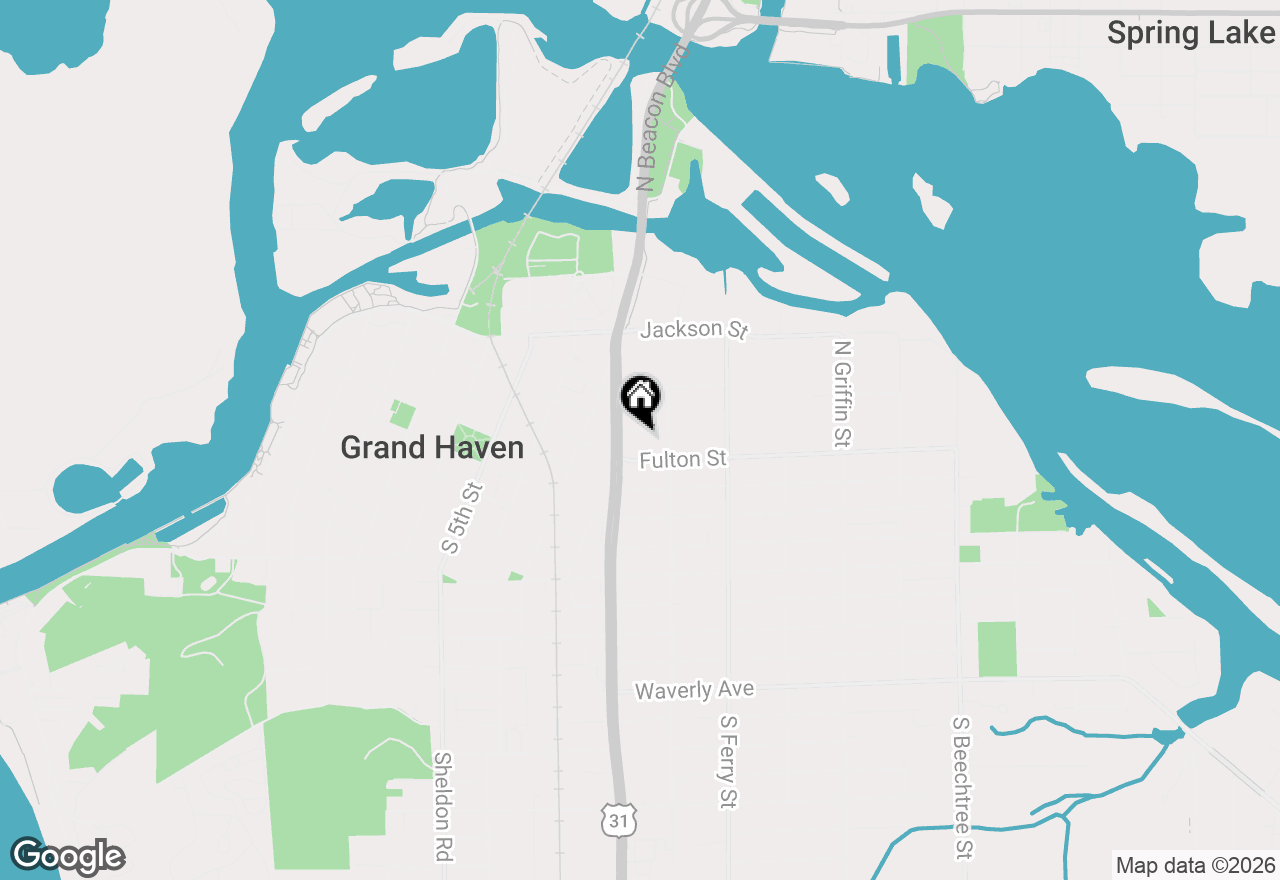 Map of 826 Elliott Avenue, Grand Haven, MI 49417