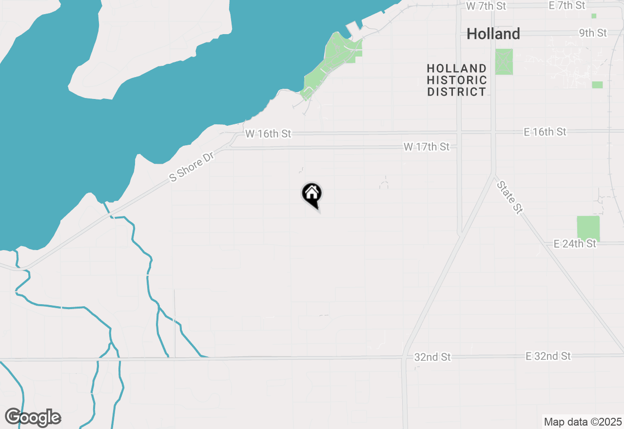 Map of 385 W 22nd Street, Holland, MI 49423