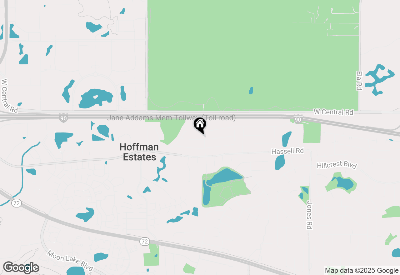 Map of 1410 Nottingham Lane, Hoffman Estates, IL 60169